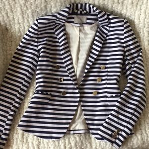 H&M Striped Blazer